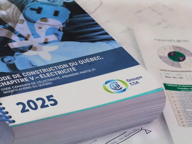 Nouveau Code Électrique au Québec en 2025 ?